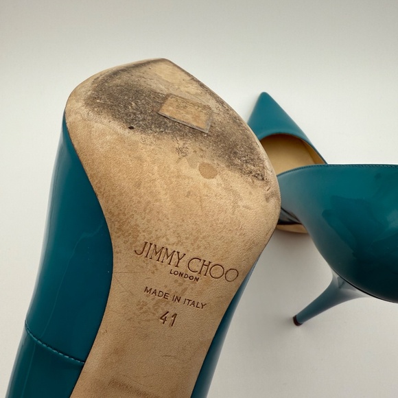 Jimmy Choo Azora Patent Anouk Pumps Size 41 - Picture 6 of 8